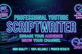 write an engaging script for your youtube video or essay