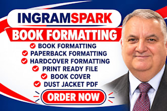 format your book for ingramspark paperback, hardcover and dust jacket pdfs