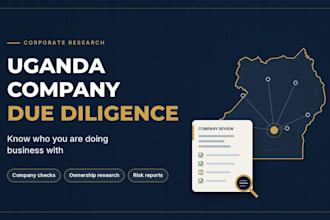 conduct company due diligence and corporate research in uganda