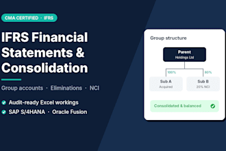 ifrs financial statements and group consolidation