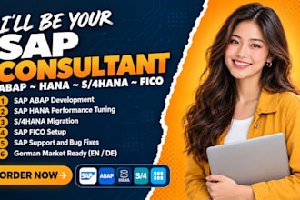 be your sap consultant for german market, s4hana, sap abap, sap hana, sap fico