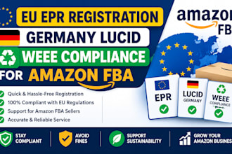 do eu epr registration, germany lucid, and weee compliance for amazon fba