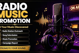 promote your song through radio outreach and music promotion