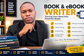 be ghost writer ebook writer book writer book formatting kdp ebook ghostwriter