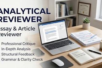 write an engaging, analytical review or essay for your blog