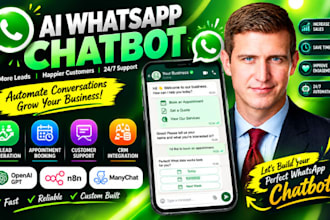 build an ai whatsapp chatbot for lead generation and appointment booking