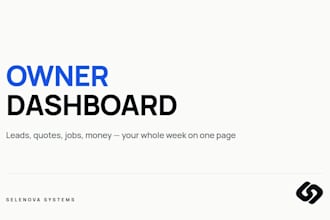 build a live business dashboard on your phone