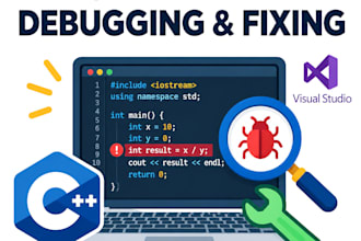 debug, fix, and optimize your cpp code in visual studio