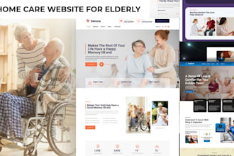 build a professional home care website for elderly care providers
