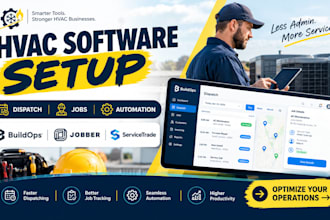 buildops, jobber, sera, hvakr, servicetrade, jonas eci davisware, operix setup