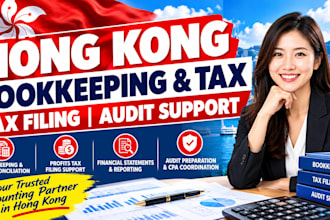 do hong kong bookkeeping, tax filing and audit support