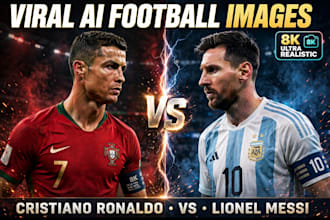 create viral ai football images for youtube