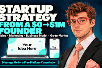 be your startup consultant for sales, marketing, and growth