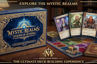 design game illustration card mock up box design playing card box cover