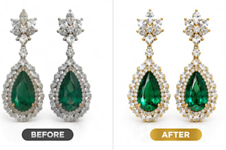 design custom 3d cad jewelry and deliver stunning photorealistic renders
