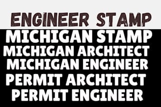 do city permit drawing as michigan engineer for house permit plan engineer stamp
