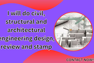 provide texas california georgia architectural structural design, review, stamp