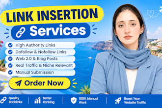 build travel backlinks with niche edits and link insertion