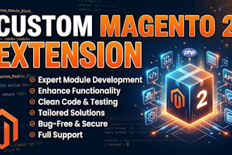 develop custom magento 2 extension or module