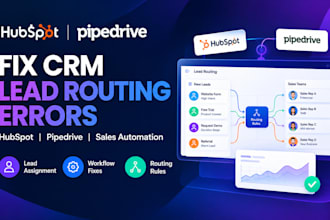 fix hubspot and pipedrive lead routing and assignment errors