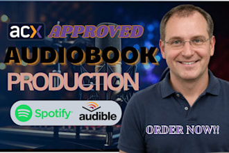 be audiobook narrator, fiction novel voiceover, memoir acx audiobook editing