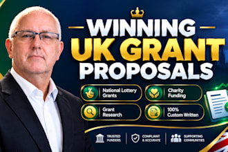 write winning UK grant proposals, grant application for charity funding