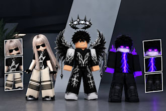 3d roblox design character modeling vrchat avater design animation, roblox map
