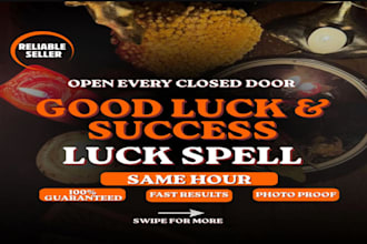 cast quick result good luck spell to attract fortune, positive outcomes in life
