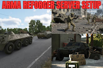 configure your arma reforger server, install mods, weapons and custom assets