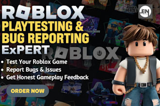playtest your roblox game and report bugs and gameplay feedback
