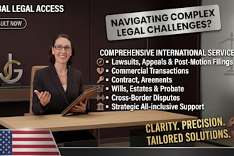 prepare eeoc and ada complaints, motions, appeals and responses