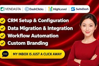 setup whitelabel CRM data workflows in vendasta dashclicks gohighlevel suitedash