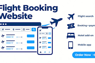develop a gds flight booking website and travel app with hotel booking API