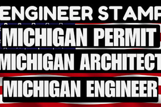 do city permit drawing as michigan architect house permit plan engineer stamp