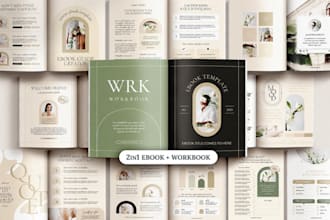 do canva ebook design editable canva workbook design canva ebook layout journal