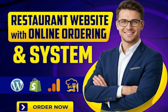 build a restaurant website with an online ordering system