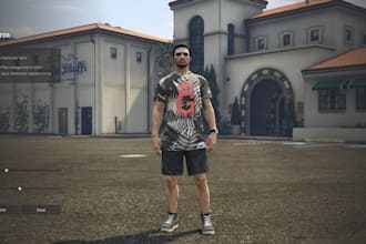 design realistic custom peds clothing for fivem gta 5 qbcore esx developer