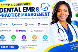 setup dental emr spry patientnow omnimd prognocis chirotouch pabau aestheticspro