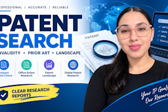 do patent invalidity search, amazon patent check, office action landscape report