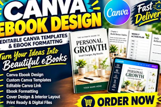 design canva ebook templates, lead magnets, and ebook workbooks