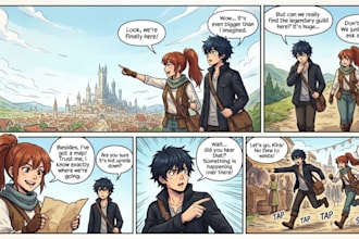draw anime and manhwa style character illustrations for comics and stories