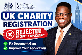 fix rejected UK charity application charity compliance governing documents