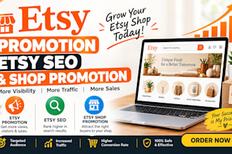 do etsy promotion, etsy SEO, and etsy shop promotion