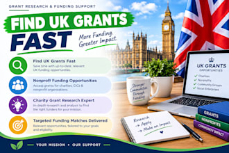 find UK grants, nonprofit grants and charity funding opportunities fast