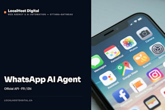 build a whatsapp ai agent on the official API with CRM and booking