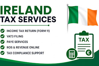 handle ireland income tax return form 11, ros, vat3 and paye filing