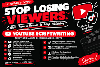 write engaging youtube scripts