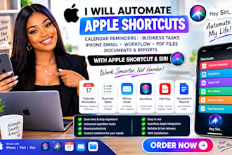 automate apple calender remainder task iphone email workflow with apple shortcut