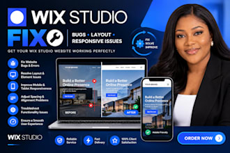 fix wix studio website issues wix website bug fixes responsive design problems