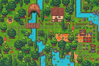 do top down pixel art tileset game assets rpg maker tilemap sprite sheet asset